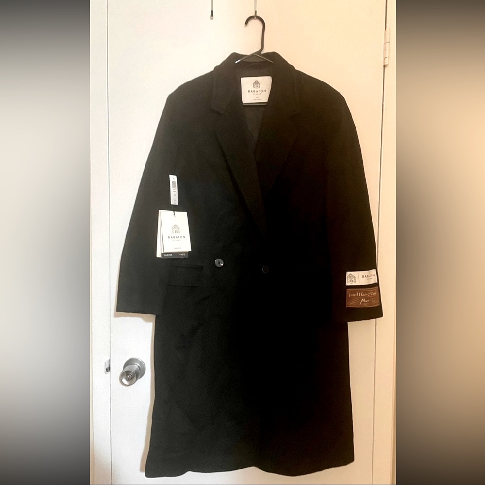 NEW! Aritzia Wool Coat in Black Size XS - Picture 2 of 7